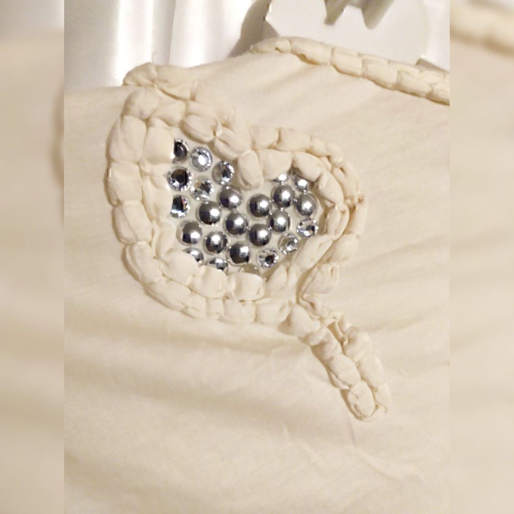 Marlene Birger Studded Rhinestone Short Sleeve Shirt S - Picture 4 of 8
